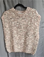 Vintage 80's Wome's Sweater Russ Pink/Gray