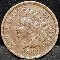 1901 Indian Head Cent from Set