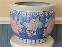 Chinese Flowers Fishbowl Planter, 2 of 2