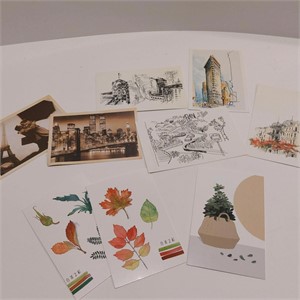 Lot of Various Postcards - Crafting - Art