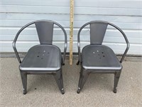 2 Metal Child’s Chairs