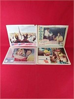 Four Vintage Movie Lobby Cards