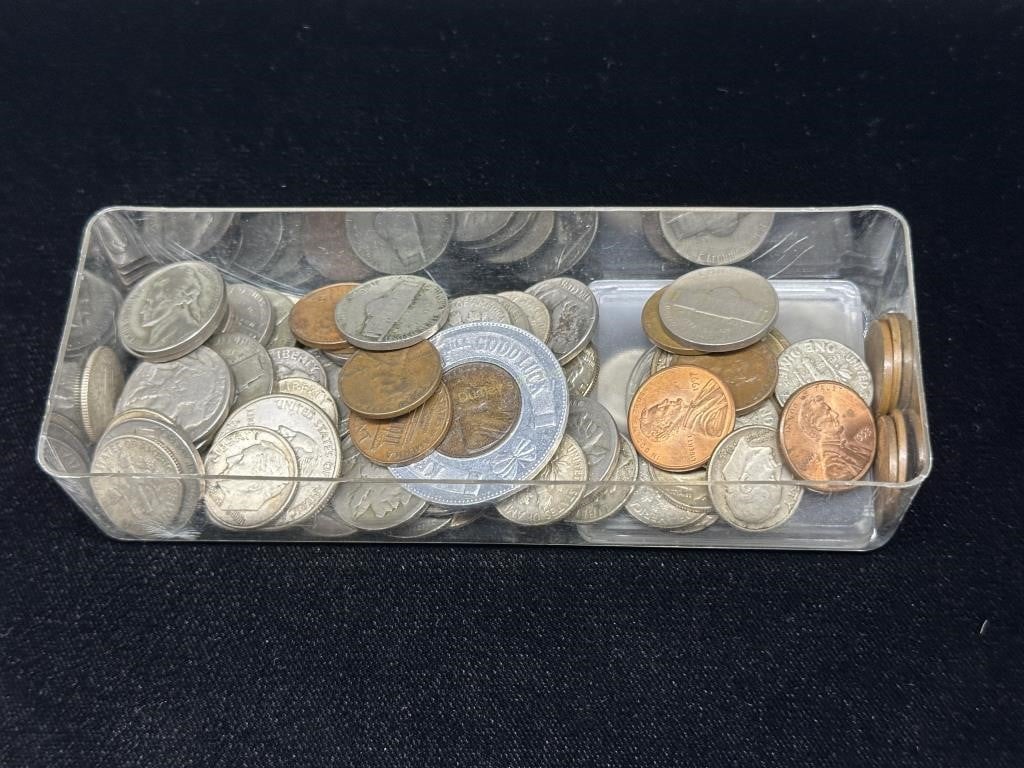 Assortment of US Coins including Susan B. Anthony