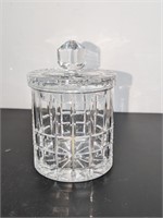 Vintage Etched Crystal Ice Bucket/Canister