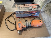 Chicago Angle Grinder, Right Angle Drill
