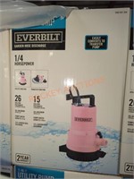 Everbilt 1/4 HP Utility Pump