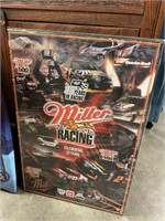 21 x 31 Miller racing sign