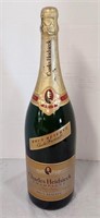 Large Sealed Store Display Champagne Bottle