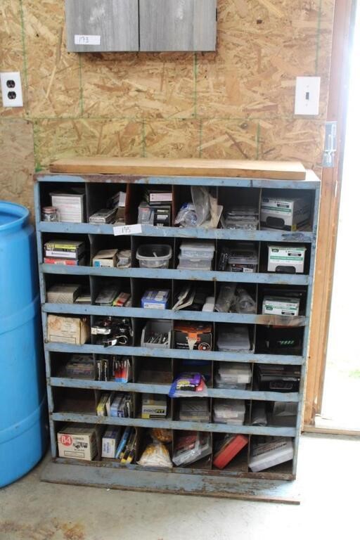 SHELVING UNIT WITH CONTENTS INCLUDED