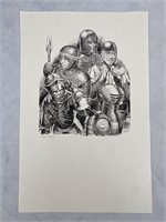 AD&D “Knights” Signed Print
