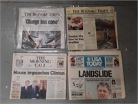 VINTAGE NEWSPAPER LOT