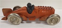 Antique Hudley cast iron racecar toy