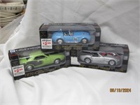 Shelby + Challenger Diecast Cars Set Of 3
