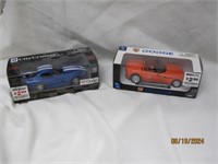 Dodge Diecast Cars Set Of 2