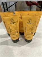 LOT of 5 Australian Gold Plant Based Spf Lotion