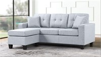 HH72697 Cris Light Gray - Reversible Sectional