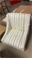 Modern Swoop Accent Armchair (Incomplete)