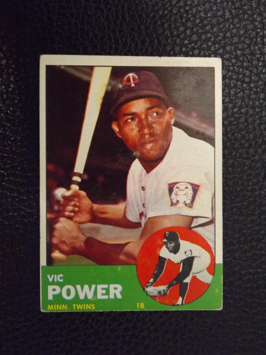 1963 TOPPS #40 VIC POWER MINNESOTA TWINS