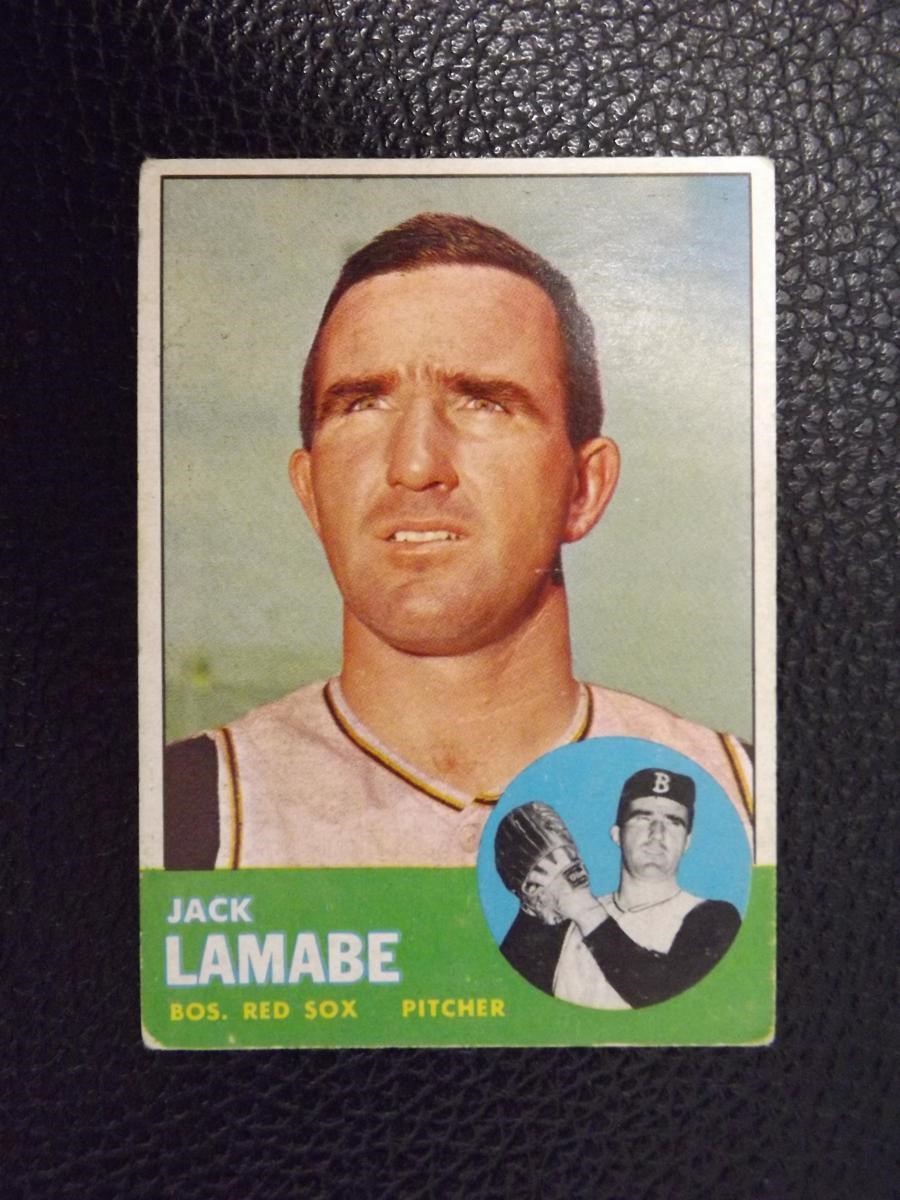 1963 TOPPS #251 JACK LAMABE BOSTON RED SOX