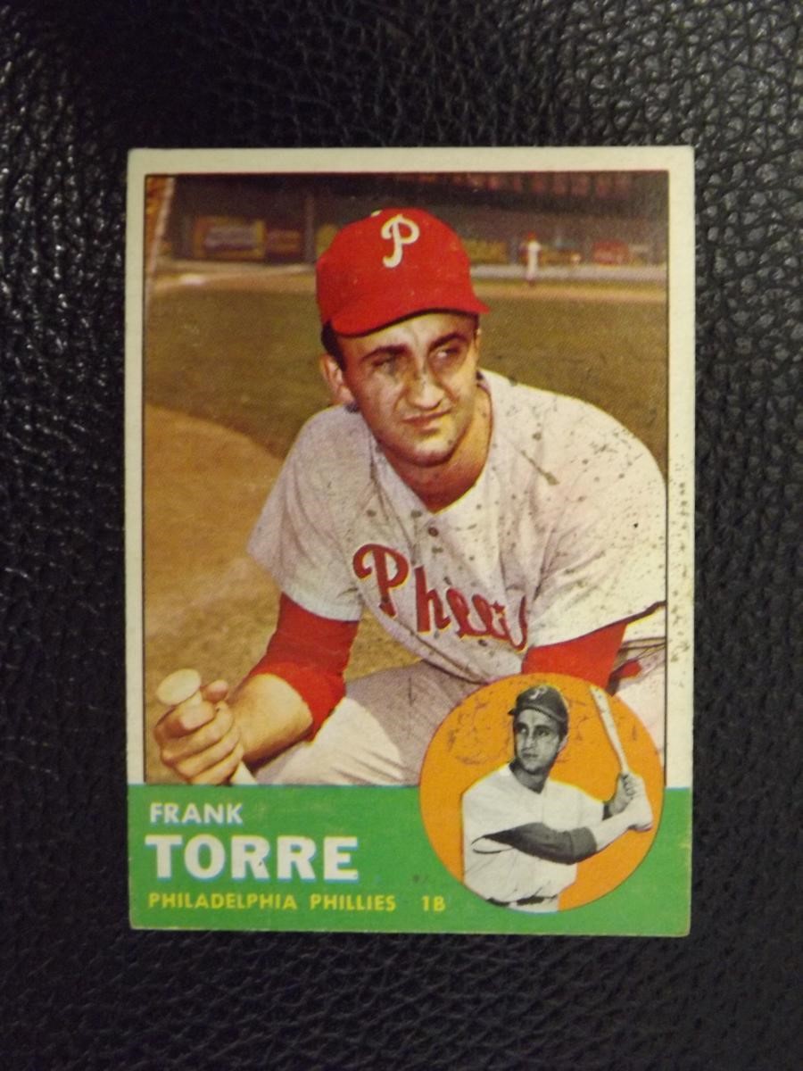 1963 TOPPS #161 FRANK TORRE PHILLIES VINTAGE