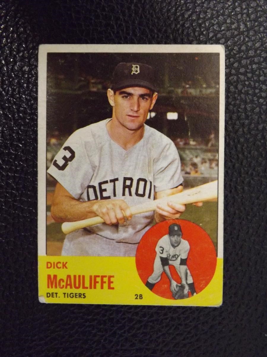 1963 TOPPS #64 DICK MCAULIFFE DETROIT TIGERS