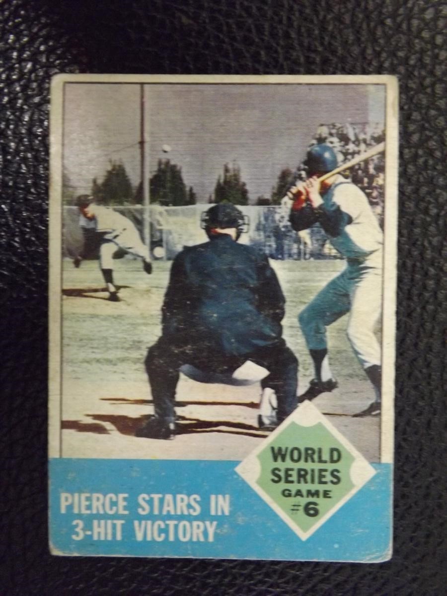 1963 TOPPS #147 1962 WORLD SERIES GAME 6