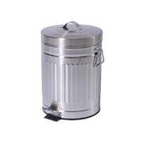 AWENN-Kitchen Garbage Trash Can with Lid and Pedal
