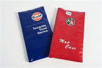 COLLECTION OF B-A ROAD MAPS AND HOLDERS