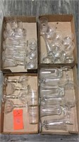 Etched stemware - 4 boxes