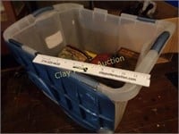 BOX LOT - Tote of Vintage Tobacco Tins