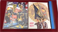Army-Navy official programs from 1952&1999