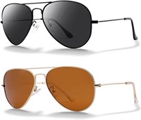 Pro Acme Polarized Aviator Sunglasses for Women Me