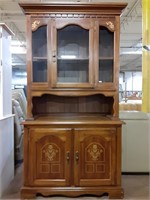 2Pc China Cabinet 42"x17" and 78" tall