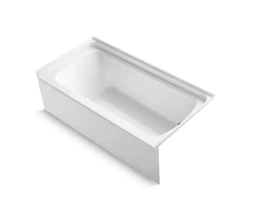 60 in. x 30 in. Soaking Bathtub with Right Drain