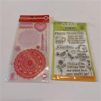 2 x Clear Stamp Set - Mother's Day & Valentines