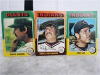 Qty (29) Assorted 1975 Topps Baseball Cards