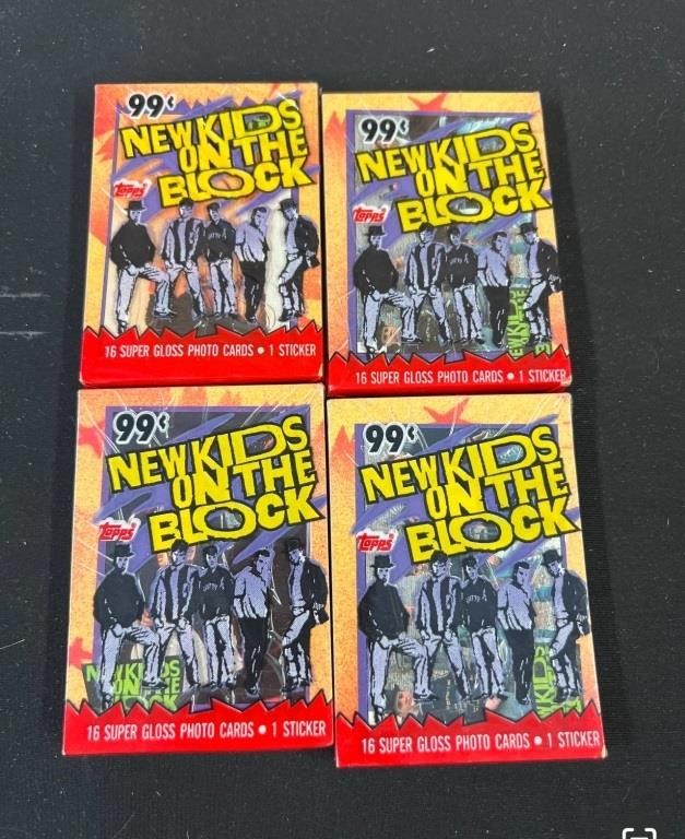 New Kids On The Block Cards NEW OLD STOCK