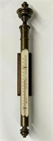 Stiffel Brass and Wood Thermometer.