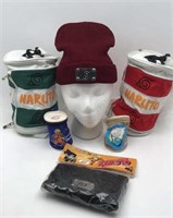 Naruto Lot 6pcs Mini Duffle Bags Carabiner With