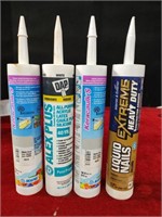 4 Tubes of Caulking