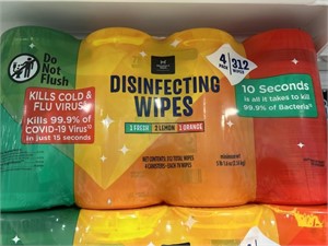 MM disinfecting wipes 312 ct