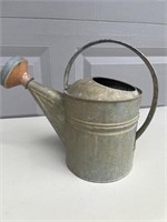 Galvanized watering can