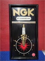 NGK Spark Plug Battery Clock