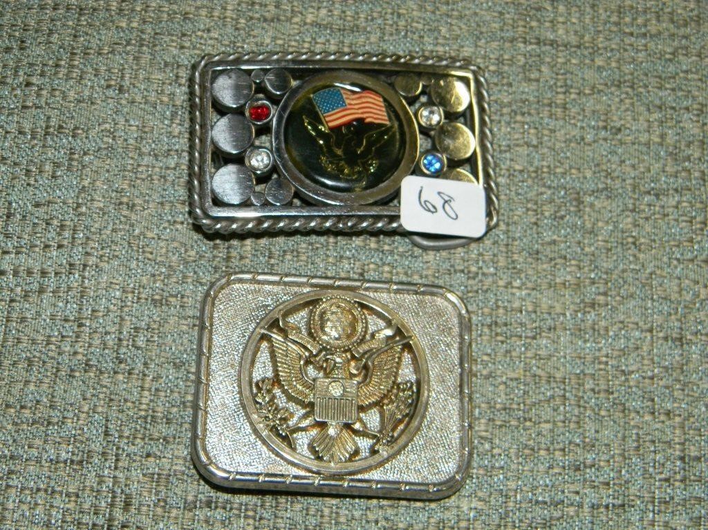 2 - Small Eagle Belt Buckles