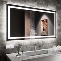 55x 30 Amorho LED Bathroom Mirror  Dimmable