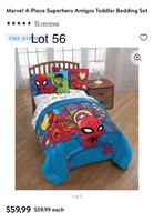 4 pc Toddler Bed set