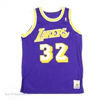 1986 Sand-Knit LA Lakers Magic Johnson NBA Jersey