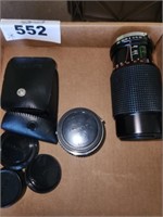 2 CAMERA LENSES- CASE - CAPS