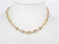 Givenchy Gold Fashion Rhinestone Necklace