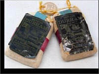 TWO POUCHES OF DURHAM SMOKING TOBACCO